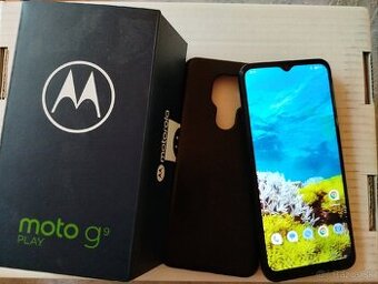 Mobil Motorola Moto G9 play+púzdro+nabíjačka