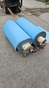 Fólia modrá - nová nepoužitá - pevná odolná