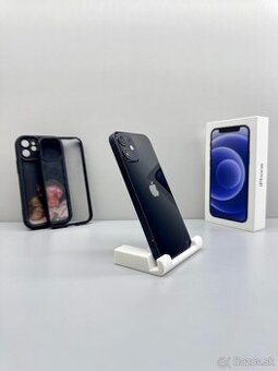 iPhone 12 MINI BLACK 100% BATÉRIA + PRÍSLUŠENSTVO