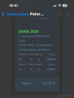 Dara Rolins, piatok 7.11, BA