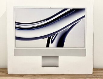 Nový iMac 24 M3 8GB / 256GB Silver / Záruka