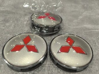 Predám stredové krytky kolies 68mm Mitsubishi - 1