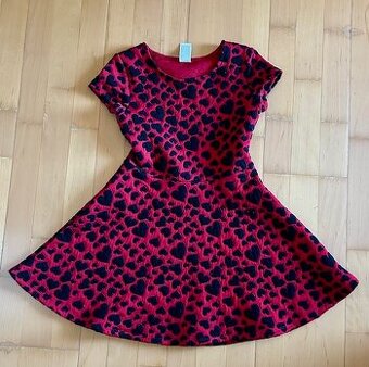 Šaty 134 zateplene ako nové