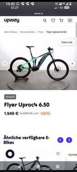 E bike  fully Flyer Uproc4 6.50
