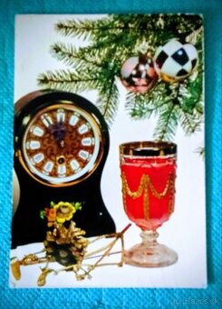 Vianočná retro pohľadnica č. 2