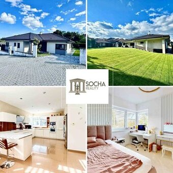 Nadčasový inteligentný bungalov na upravenom pozemku vo VK - 1