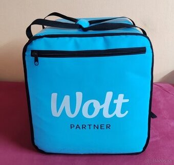 WOLT taška na bycikel - doručovanie