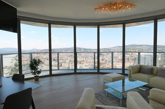 Prenájom luxusného 3 izb. bytu v objekte EUROVEA TOWER