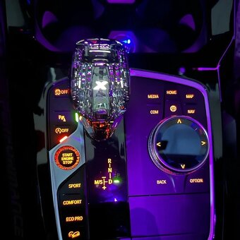 Hlavica radiacej páky BMW Crystal Swarovski Sada 4Ks