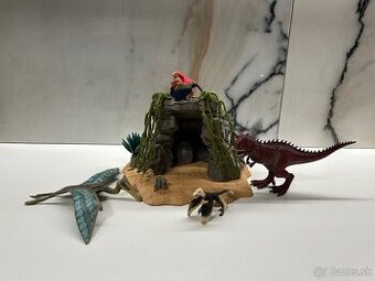 Schleich jaskyňa s dinosaurami