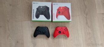 2 ovládače xbo series s x pulse red carbon black