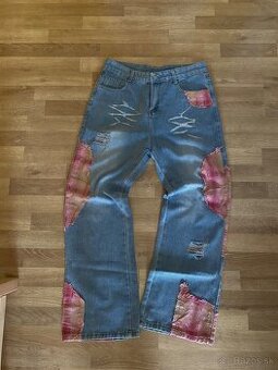 Panske rifle denim jeans y2k