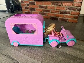 Barbie auto-karavan