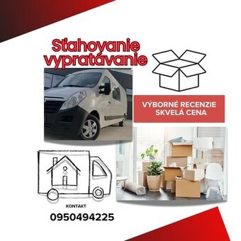 Lacné, rýchle sťahovanie, vypratávanie, preprava