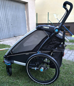 Cyklovozík Thule Chariot Sport Black/Silver/Thule Blue