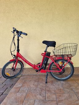 Skladací mestský elektrobicykel Apache Tocho 2021 pearl red