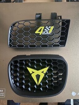 Bočné mriežky do Cupra R masky Seat Leon