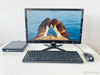 Mini HP zostava s LED monitorom a klav/myš