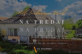 na predaj starší 3-izbový rodinný dom