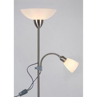 Stojaca lampa, dve svietidlá, výška 180 cm