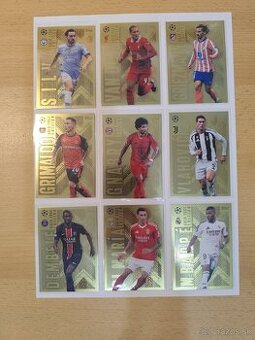Gold edge topps match attax extra kartičky 2024/25 set