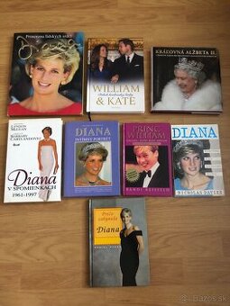 Knihy o Diane a kráľovskej rodine