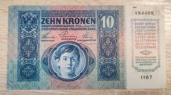 10 koruna 1915, 1167, Rakúsko Uhorsko