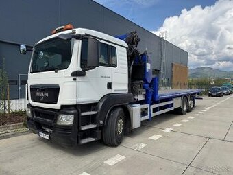 MAN TGS 26.400 valník s hydraulickou rukou s diaľk.ovládaním