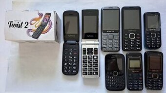 Klasické tlačidlové mobily plne funkčné na Dve Sim-Dual Sim