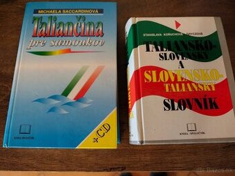 Predám Taliančinu pre samoukov a taliansko -slovenský slvník
