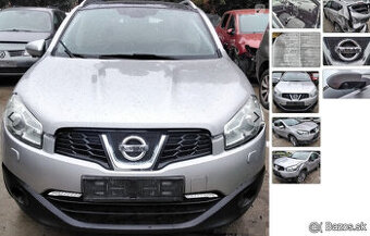 Nissan Qashqai 2.0 2013 predám AIRBAGY, MOTOR MR20, KAPOTA,