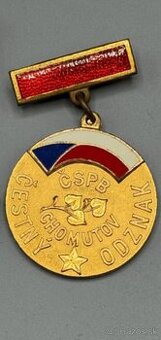 Odznak CSPB Chomutov.