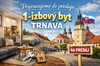 Na predaj 1-izbový byt – Trnava | komplet zariadený