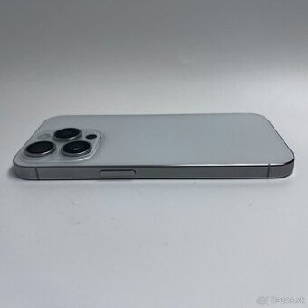 iPhone 15 PRO 128GB WHITE TITANIUM - VEĽMI PEKNÝ STAV ZÁRUKA