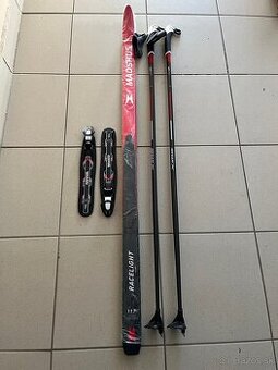 Detske bezky Madshus Racelight 117cm s viazanim a palicami