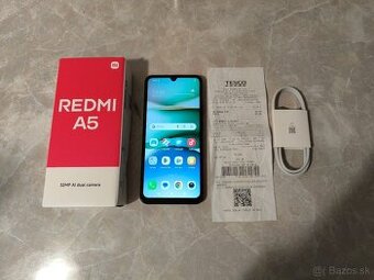 Xiaomi Redmi A5 / 4+4GB/128GB Nový 2 roky ZÁRUKA