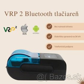 Nová VRP2 Bluetooth Tlačiareň - cena vrátane poštovneho