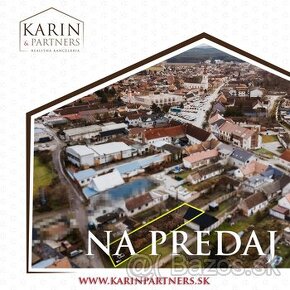Stavebný pozemok neďaleko námestia v meste Šaštín - Stráže