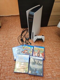 PS 5 konzola s mechanikou+ hry