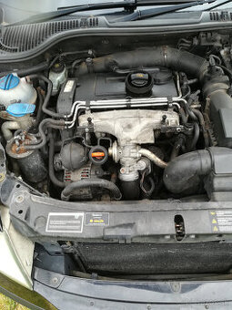 motor, agregat, turbo , diely 2.0 TDI 103kw octavia 2, golf