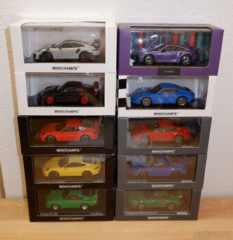 Porsche 911 Modely 1:43 MINICHAMPS