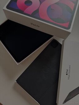 Predám iPad Air 4 ružovej farby- 64 GB – TOP stav + Magic ke - 1
