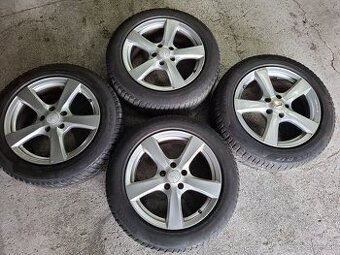 Alu disky 5x112 r17 zimne pneu 225/55/17 Pirelli VW grop