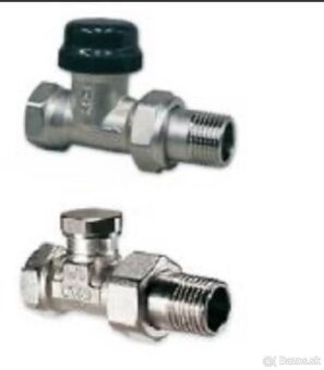 Predám termostatické ventily so spiatočkou
