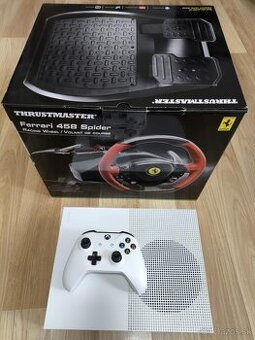 Predám X box one s s ovládačom a volantom
