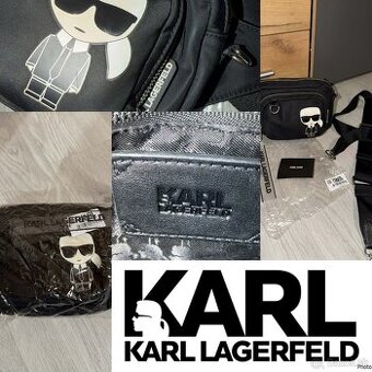karl lagerfeld ikonik original 2v1 ladvinka/crossbody taska