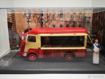 Predám kovový model Citroen H  , 1:43, pojazdná predajňa.