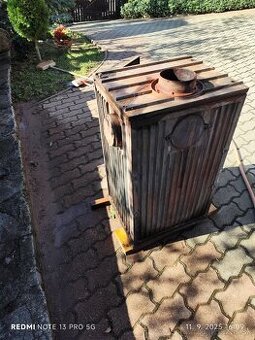 Predám krásne funkčné staré liatinové kachle MORA 1329, cena