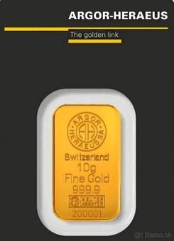 Predám investičné zlaté tehličky