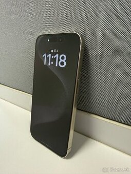 iPhone 15 pro prírodný titán 256gb